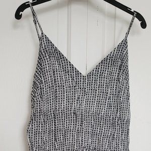 Seafolly black/white romper (size L)